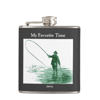 Fly Fishermans Hip Flask