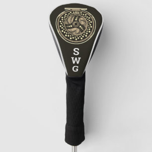 Fly Fisherman's Reel Art Cool Golf Head Cover