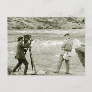 Fly Fishing, 1918 Postcard