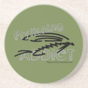 Fly Fishing Addict Coaster