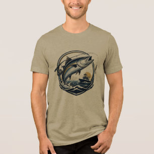 Fly Fishing Adventure Men's T-Shirt Tri-Blend Shirt