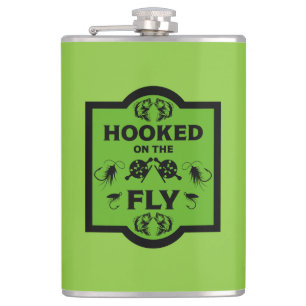 Fly Fishing Alaska Hip Flask