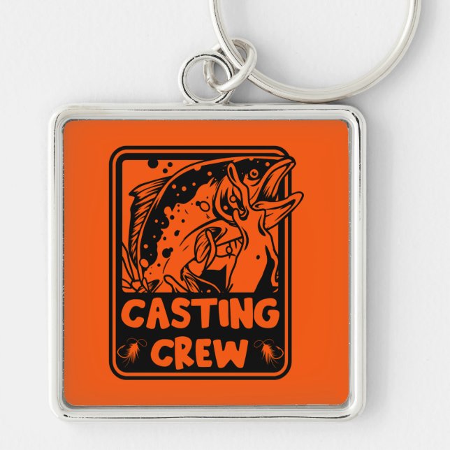 Fly Fishing Alaska Keychain (Front)