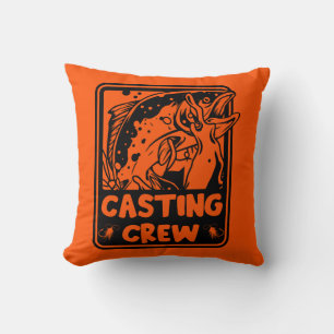 Fly Fishing Alaska Throw Pillow