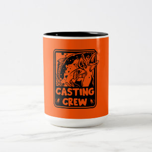 Fly Fishing Alaska Two-Tone Coffee Mug