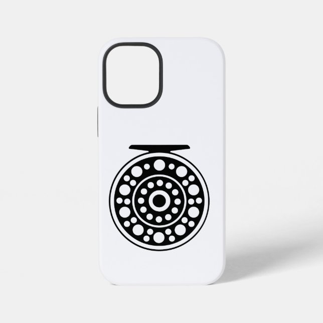 Fly Fishing Angler's Reel iPhone Case (Back)