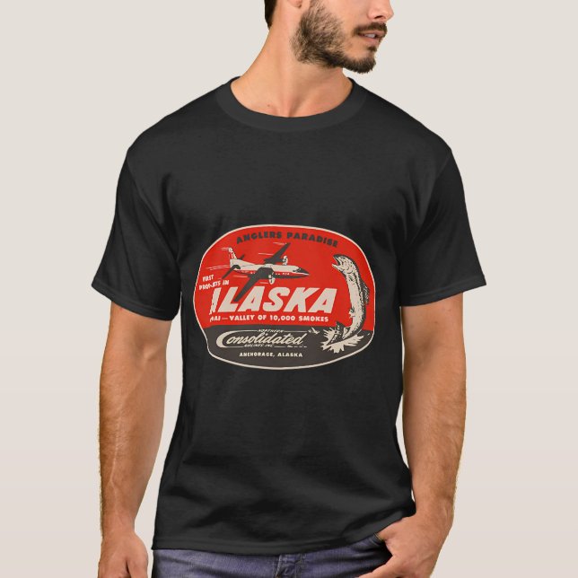 Fly Fishing at Sunset T-Shirt (Front)