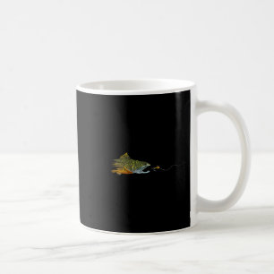 Fly Fishing Brook Trout Dry Fly Tying Fisherman  Coffee Mug