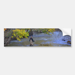 Fly Fishing Bumper Sticker