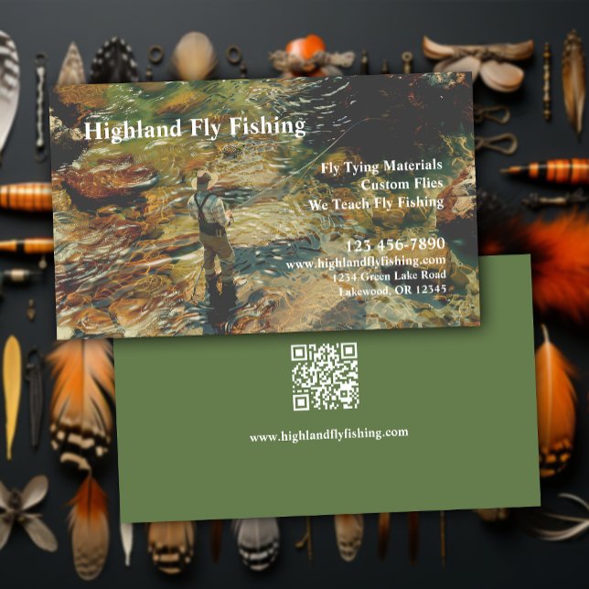 Fly Fishing Business Card (Creator Uploaded)
