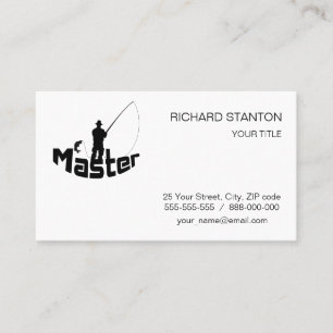 Fly fishing business card