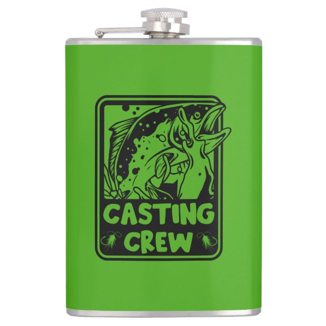 Fly Fishing Canada Hip Flask (Front)