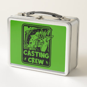 Fly Fishing Canada Metal Lunch Box