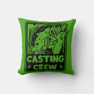 Fly Fishing Canada Throw Pillow