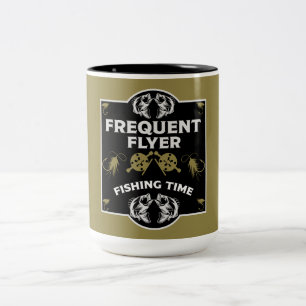 Fly Fishing Canada Two-Tone Coffee Mug