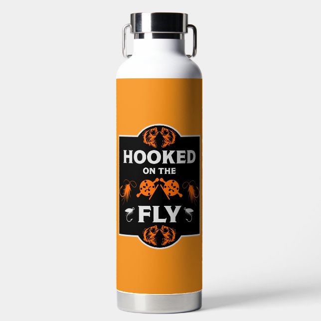 Fly Fishing Canada Water Bottle (Front)