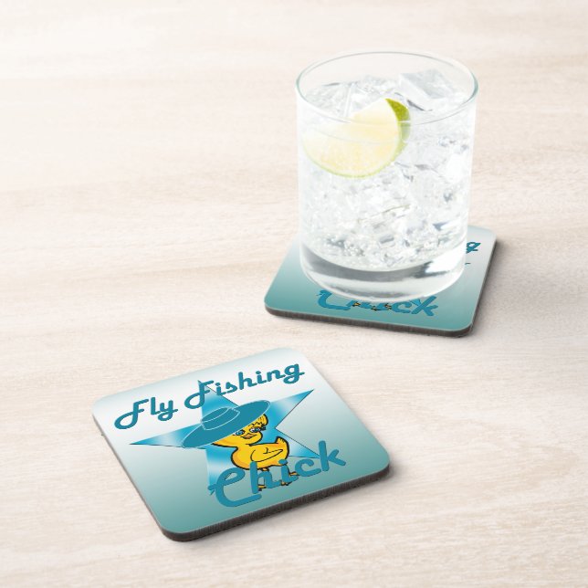 Fly Fishing Chick #7 Coaster (Right Side)