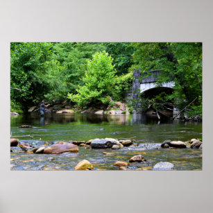 Fly Fishing Day Dream Poster