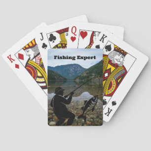 Fly Fishing Expert Customizable Sports Fisherman Playing Cards