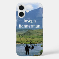 Fly Fishing - Fisherman in stream Personalize