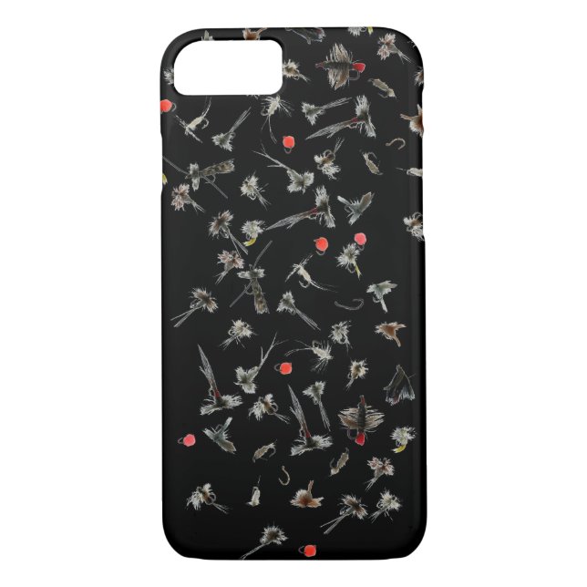 Fly fishing flies Case-Mate iPhone case (Back)