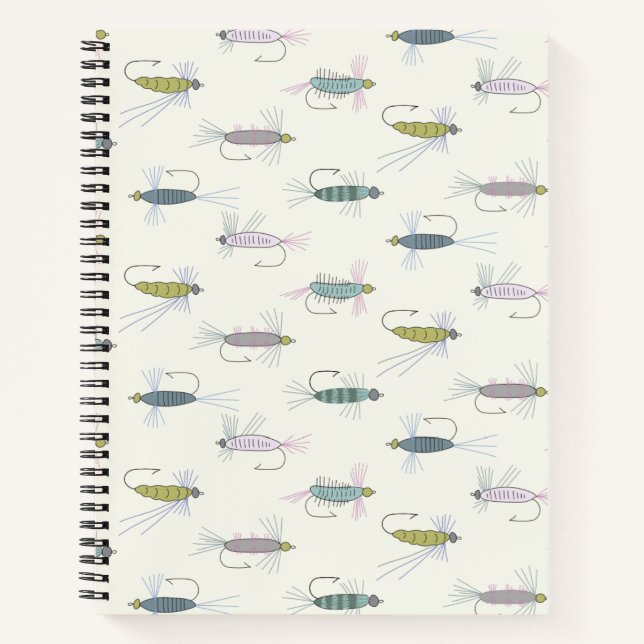 Fly Fishing Flies Notebook (Front)