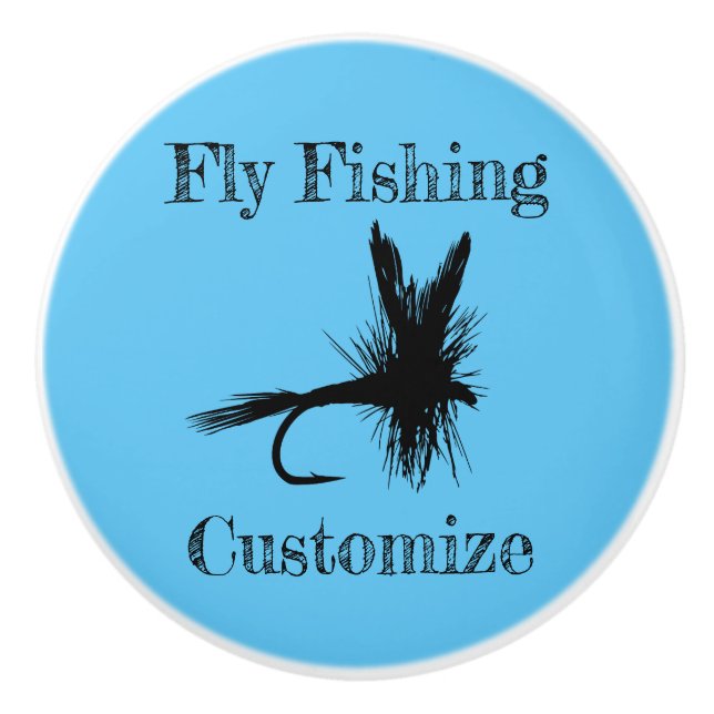 Fly Fishing Fly Thunder_Cove Ceramic Knob (Front)