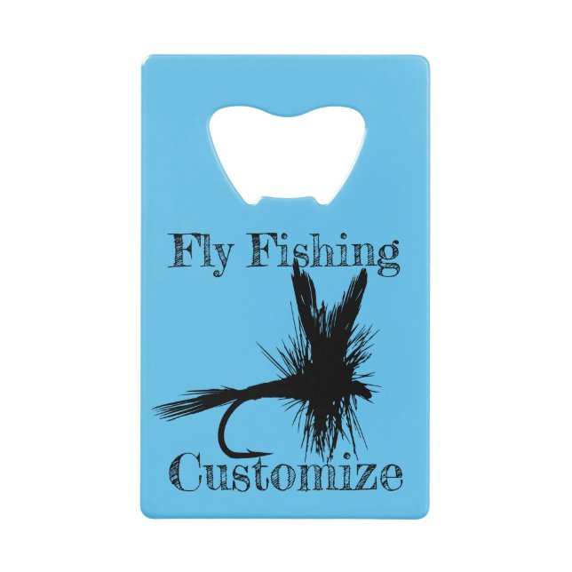 Fly Fishing Fly Thunder_Cove Credit Card Bottle Opener (Front)