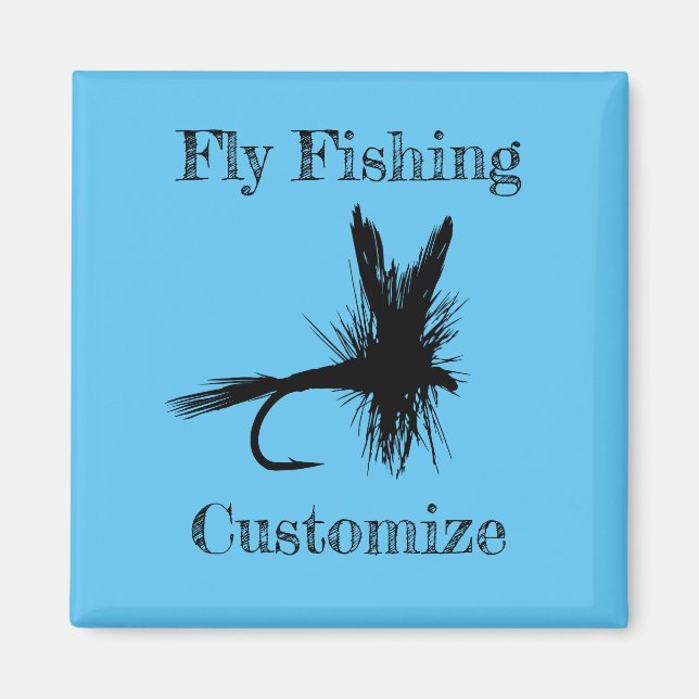 Fly Fishing Fly Thunder_Cove Magnet (Front)
