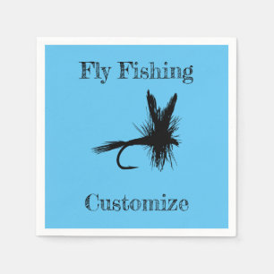 Fly Fishing Fly Thunder_Cove Napkin