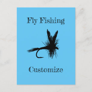 Fly Fishing Fly Thunder_Cove Postcard