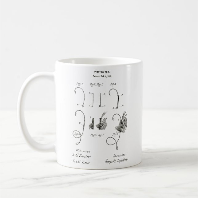 Fly Fishing Gear coffe mug Gift for Dad (Left)
