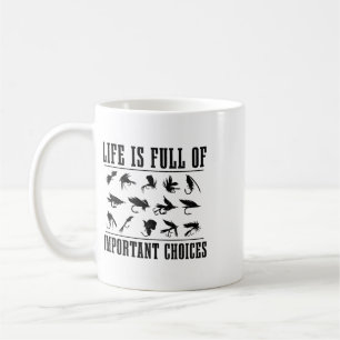 Fly Fishing Gift Vintage Fishing Fisherman Fly Fis Coffee Mug