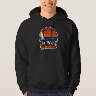 Fly Fishing Grandma Fisher Mom 2 Hoodie