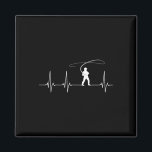 Fly Fishing Heartbeat Magnet<br><div class="desc">Fly Fishing Heartbeat</div>