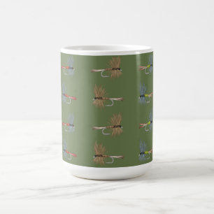 Fly Fishing Hooks  Coffee Mug