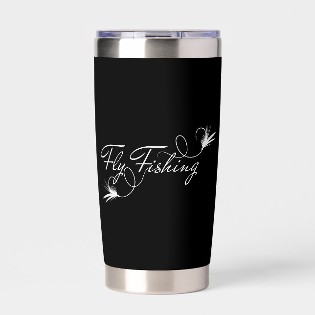 Fly Fishing Insulated Tumbler (Front)