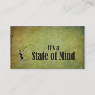 Fly Fishing   It's a State of Mind Business Card