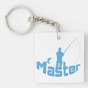 Fly fishing keychain