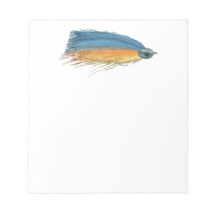 Fly Fishing Lure Art Notepad