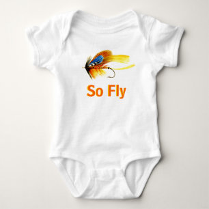 Fly Fishing Lure - So Fly Baby Bodysuit