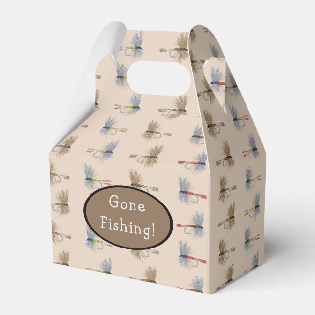 Fly Fishing Lures  Favor Box (Front Side)