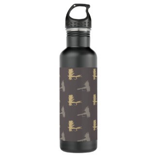 Fly Fishing Lures Pattern 710 Ml Water Bottle