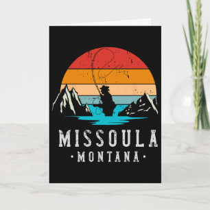 Fly Fishing Missoula Montana Card