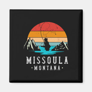 Fly Fishing Missoula Montana Magnet