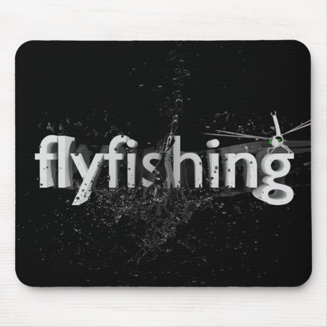 Fly fishing mouse pad (Front)