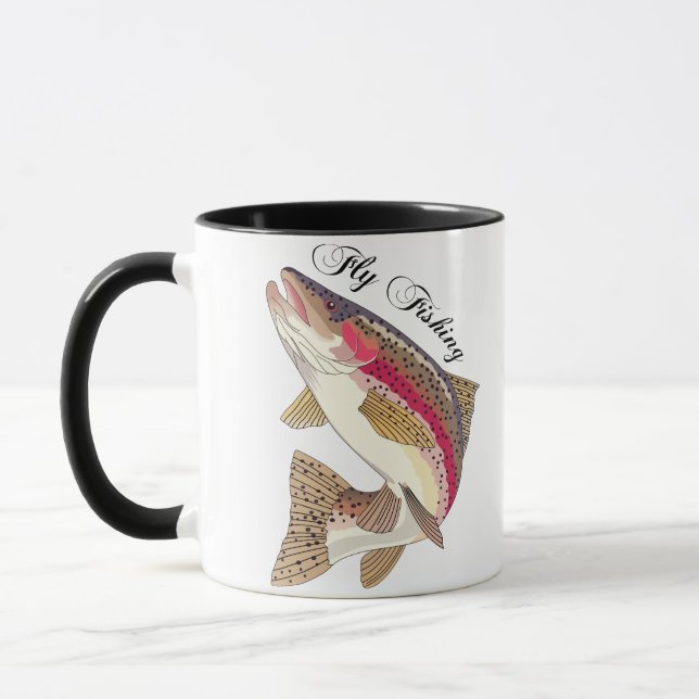 Fly Fishing Mug (Left)