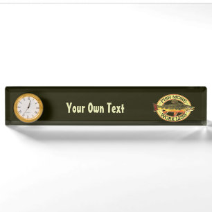 Fly Fishing Nameplate