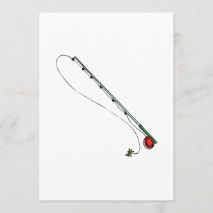 Fly Fishing Pole Invitation