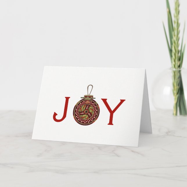 Fly Fishing Reel Christmas Holiday Card (Front)